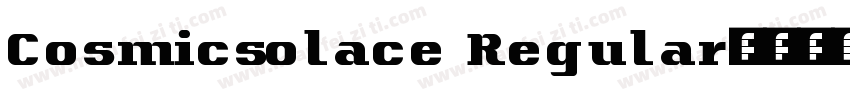 Cosmicsolace Regular字体转换